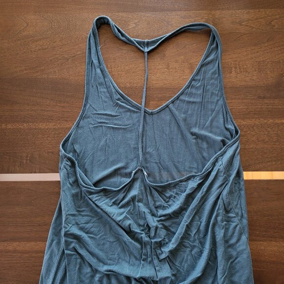 Elegant Teal Racerback Tank Top - Picture 2 of 3